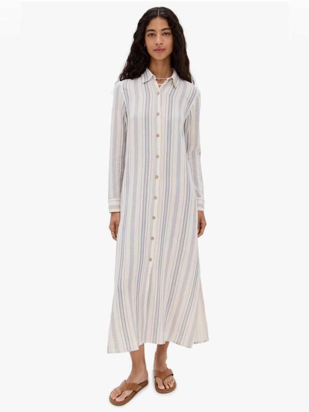 Faherty Women's Dune Cotton Gauze Isla Shirtdress